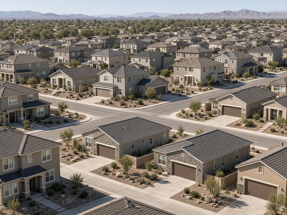 Multiple Providence Las Vegas neighborhood streetscapes